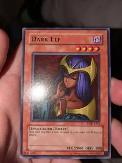 YUGIOH Rare Dark Elf MRD-E113 (LP) - Image 1