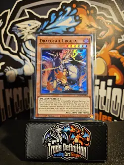 JUSH-EN004 Dracotail Urgula : Super Rare 1st Edition Mint YuGiOh Card - Image 1
