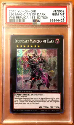 PSA 10 Legendary Magician of Dark 1st Edition Prismatic Promo - Yugioh Gem Mint - Image 1