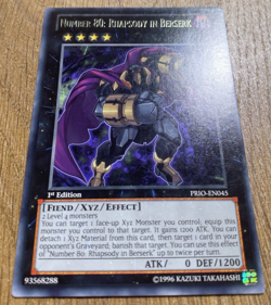 Number 80: Rhapsody In Berserk | PRIO-EN045 | Rare | 1st Edition | YuGiOh | VLP - Image 2