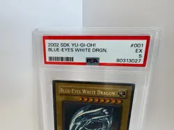2002 Blue-Eyes White Dragon SDK-001 Yu-Gi-Oh! English PSA 5 - Image 4