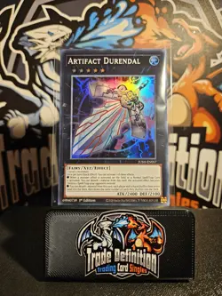 JUSH-EN057 Artifact Durendal : Super Rare 1st Edition Mint YuGiOh Card - Image 1