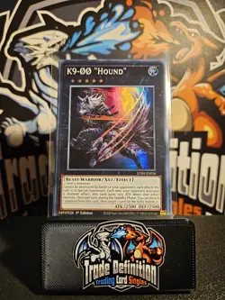 JUSH-EN036 K9-OO Hound : Super Rare 1st Edition Mint YuGiOh Card - Image 1