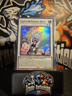 JUSH-EN019 "Cupsie☆Yummy Way" Super Rare YuGiOh! - Image 1