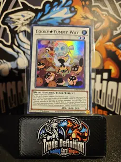 JUSH-EN020 "Cooky☆Yummy Way" Super Rare YuGiOh! - Image 1