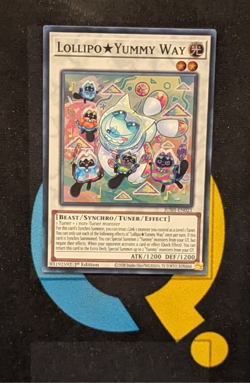 JUSH-EN021 Lollipo☆Yummy Way Super Rare 1st Ed YuGiOh - Image 1
