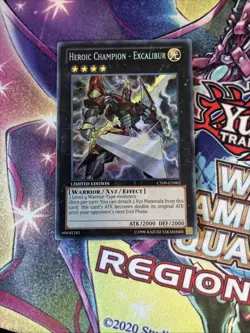 (YBL) Yugioh Heroic Champion - Excalibur CT09-EN002 Secret Rare Limited LP - Image 1