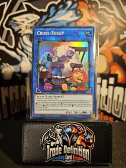 JUSH-EN048 Cross-Sheep : Super Rare 1st Edition Mint YuGiOh Card - Image 1