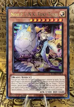 Noh-P.U.N.K. Foxy Tune BLMM Battles of Legend Emblazoned Ultra 1st Ed. Yugioh! - Image 1