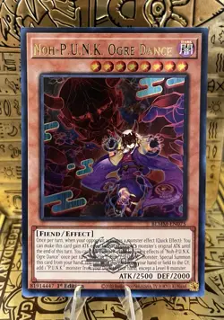 Noh-P.U.N.K. Ogre Dance BLMM Battles of Legend Emblazoned Ultra 1st Ed. Yugioh! - Image 1