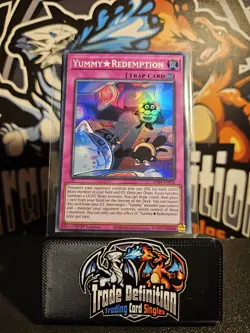 JUSH-EN026 Yummy☆Redemption x3 Super Rare 1st Ed YuGiOh Playset - Image 1