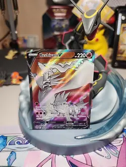 Reshiram V 172/195 Full Art Ultra Rare Holo Silver Tempest Pokemon TCG NM - Image 1