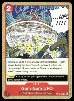 One Piece Card Game Gum-Gum UFO #OP01-020 One Piece Royal Blood - Image 1