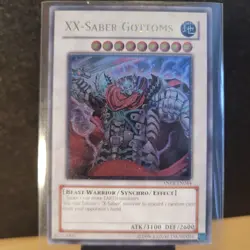 XX-Saber Gottoms ANPR-EN044 Ultimate Rare Yugioh Card Unlimited Edition NM - Image 1