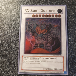 XX-Saber Gottoms ANPR-EN044 Ultimate Rare Yugioh Card Unlimited Edition NM - Image 2