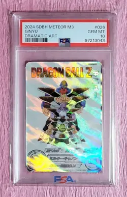 Psa10 Dragon Ball Heroes card Super Ginyu Mm3-026 Da - Image 1