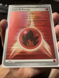Pokemon TCG - Fire Energy - 018 (Horizontal Holo) - Black Bolt & White Flare - Image 3