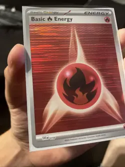 Pokemon TCG - Fire Energy - 018 (Horizontal Holo) - Black Bolt & White Flare - Image 4