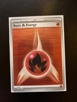 Pokemon TCG - Fire Energy - 018 (Horizontal Holo) - Black Bolt & White Flare - Image 1