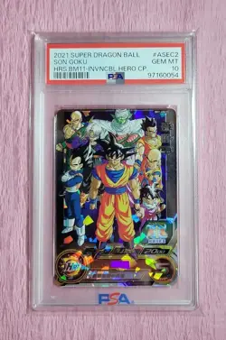 Psa10 Dragon Ball Heroes card Son Goku Bm11-Asec2 - Image 1