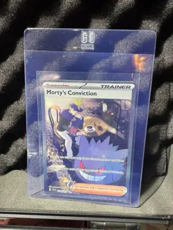Pokemon Morty's Conviction - 211 NM 1st Edition Normal SV05: Temporal Forces - Image 2