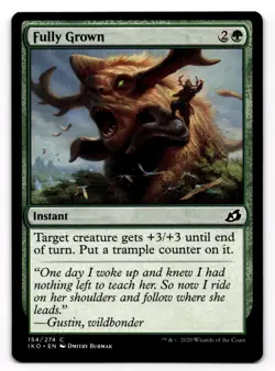 MTG Fully Grown IKO 154/274 Ikoria: Lair of Behemoths Common - Image 1