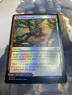 MTG: Modern Horizons 3 Stump Stomp / Burnwillow Clearing Foil NM - Image 2