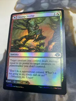 MTG: Modern Horizons 3 Stump Stomp / Burnwillow Clearing Foil NM - Image 4