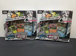 2X Pokemon Black Bolt/White Flare Unova SV10.5 Poster Collection (2 Boxes) NEW 196214129214 - Image 1