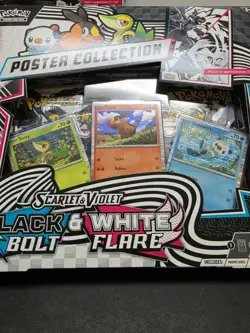 2X Pokemon Black Bolt/White Flare Unova SV10.5 Poster Collection (2 Boxes) NEW 196214129214 - Image 3