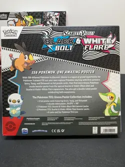 2X Pokemon Black Bolt/White Flare Unova SV10.5 Poster Collection (2 Boxes) NEW 196214129214 - Image 4