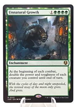 Unnatural Growth #0223-Innistrad Remastered-Reg Rare-MTG MagicThe Gathering NM - Image 1