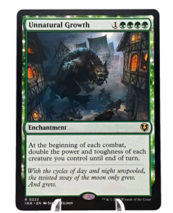 Unnatural Growth #0223-Innistrad Remastered-Reg Rare-MTG MagicThe Gathering NM - Image 2