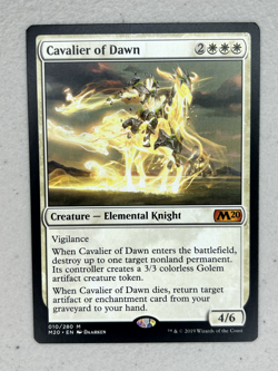 MTG | Cavalier of Dawn | Core Set 2020 | Near Mint (Mythic) - Image 1