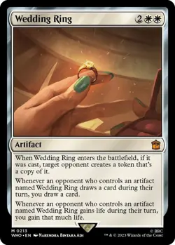 NM Wedding Ring, MTG, Doctor Who, Magic the Gathering, 213 - Image 1