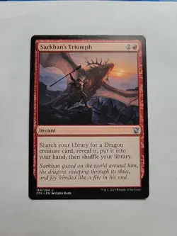 MTG - Sarkhan's Triumph _ Dragons of Tarkir Regular U#154 - Image 1