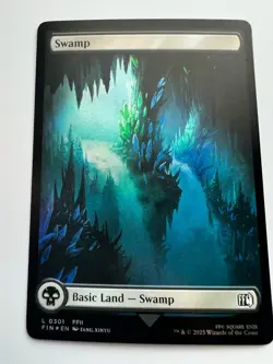 Swamp (0302) #302 (Foil) (NM) Final Fantasy FIN Magic MTG - Image 1