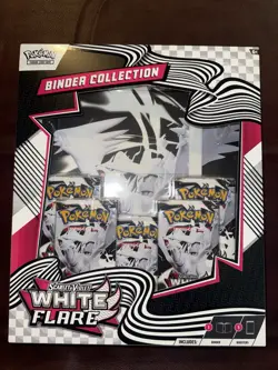 Pokemon Scarlet & Violet: White Flare Binder Collection - **Factory Sealed** - Image 1