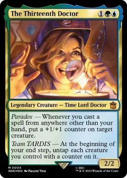 NM Foil The Thirteenth Doctor, MTG, Doctor Who, Magic the Gathering, 4 - Image 1