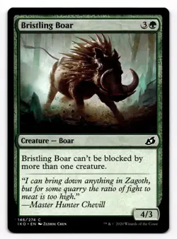 MTG Bristling Boar IKO 146/274 Ikoria: Lair of Behemoths Common - Image 1