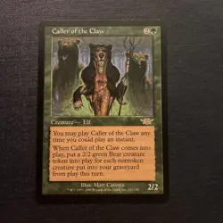 Caller of the Claw - Legions - Magic: The Gathering MTG - Rare - Instant-Speed T - Image 1