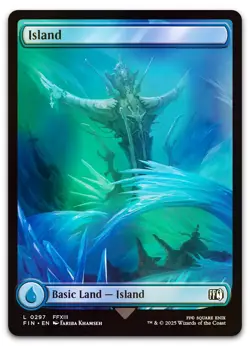 Island (0297) #297 (Foil) (NM) Final Fantasy FIN Magic MTG - Image 1