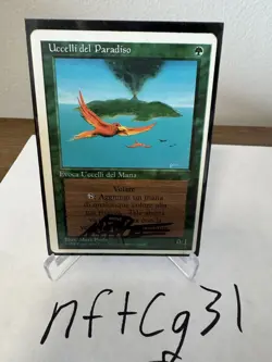 Birds of Paradise, MTG- Italian Revised, Played, Mark Poole Signature - Image 4