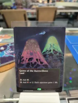 Grove of the Burnwillows (0152) (Borderless) (Galaxy Foil) Eoe Mtg - Image 1