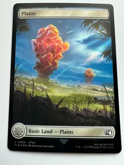 Plains (0294) #294 (Foil) (NM) Final Fantasy FIN Magic MTG - Image 1