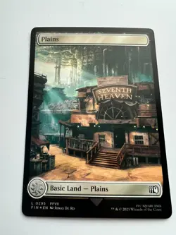 Plains (0295) #295 (Foil) (NM) Final Fantasy FIN Magic MTG - Image 1