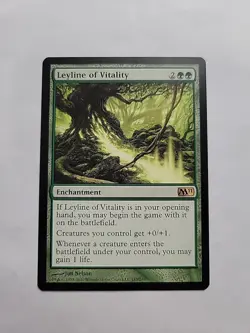 MTG - Leyline of Vitality (M11) Regular Rare #183 - Image 1