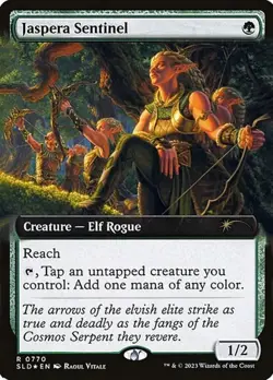 Jaspera Sentinel - Foil Extended Art SLD NM MTG - Image 1