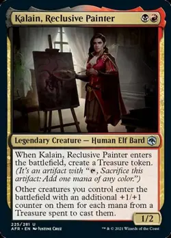 Kalain, Reclusive Painter - Near Mint MTG Adventures in the Forgotten Realms - Image 1