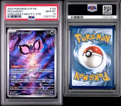 Pecharunt IR Promo PSA 10 Shrouded Fable Pokemon Center ETB Exclusive SVP129 - Image 3